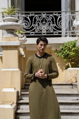 Áo dài Nam 002